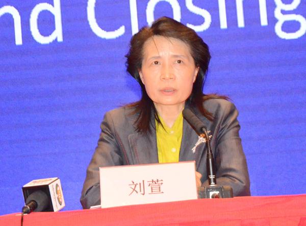 新聞發(fā)言人：西藏自治區(qū)政府副秘書長、第十六屆中國西藏—尼泊爾經(jīng)貿(mào)洽談會協(xié)調(diào)領(lǐng)導小組副組長 劉萱.jpg
